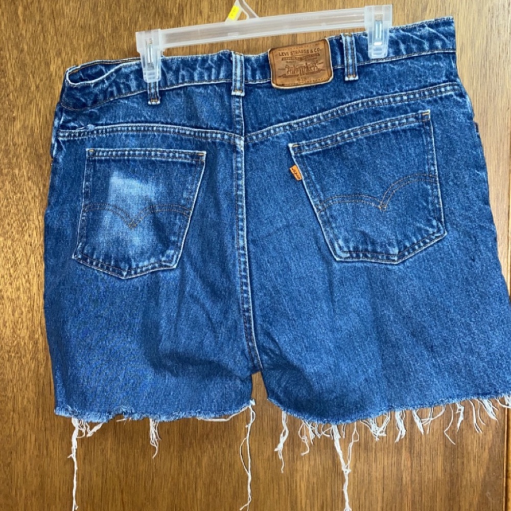 Levi’s 619 Orange Tab Cutoffs